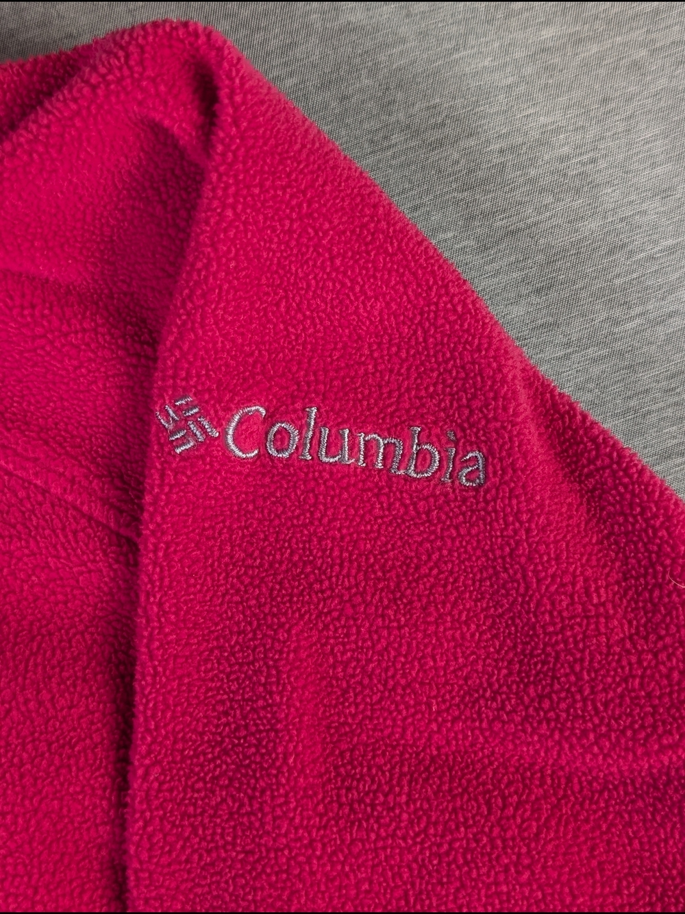 Columbia Fleece Pink Pullover Hoodie Women's Size Large light Outdoors - Picture 5 of 7